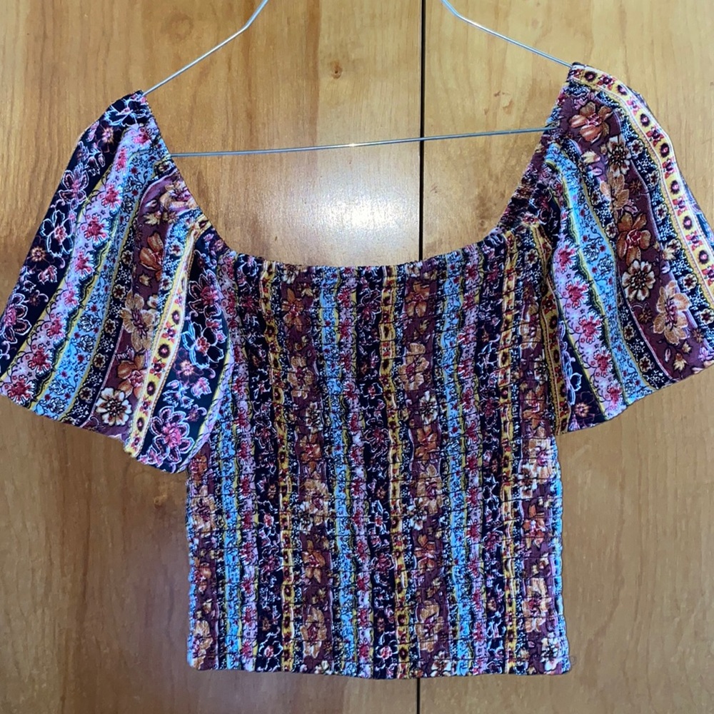 Off The Shoulder Crop Top